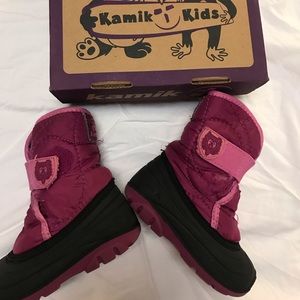 Kamik Toddler “Snowbug3” winter boots size 7